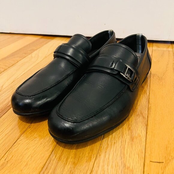 Salvatore Ferragamo Mens Shoes Loafers Black US Size 8.5 - Picture 14 of 16